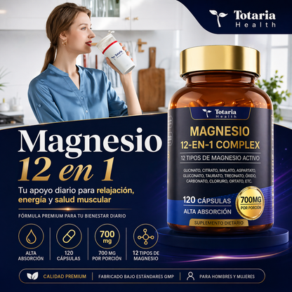 MAGNESIUM 12 en 1 TOTARIA HEALTH
