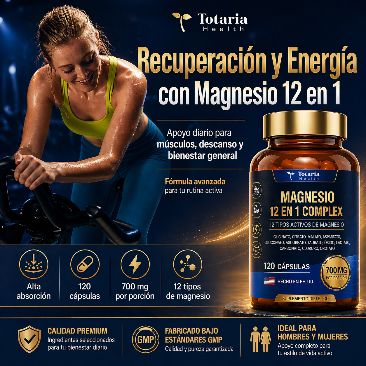 MAGNESIUM 12 en 1 TOTARIA HEALTH