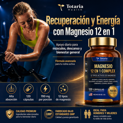 MAGNESIUM 12 en 1 TOTARIA HEALTH