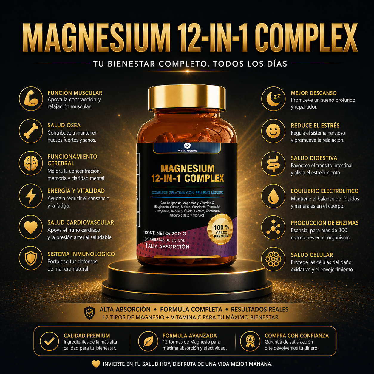 MAGNESIUM 12 en 1 TOTARIA HEALTH
