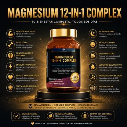 MAGNESIUM 12 en 1 TOTARIA HEALTH